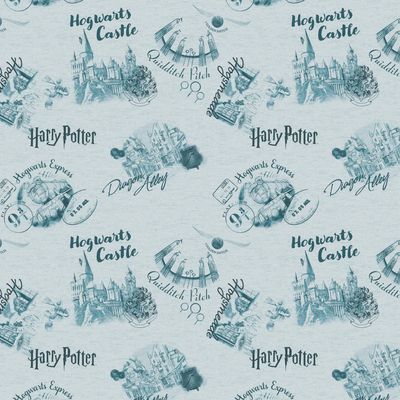 Harry Potter Stamps - Wizarding Sketches - Blue