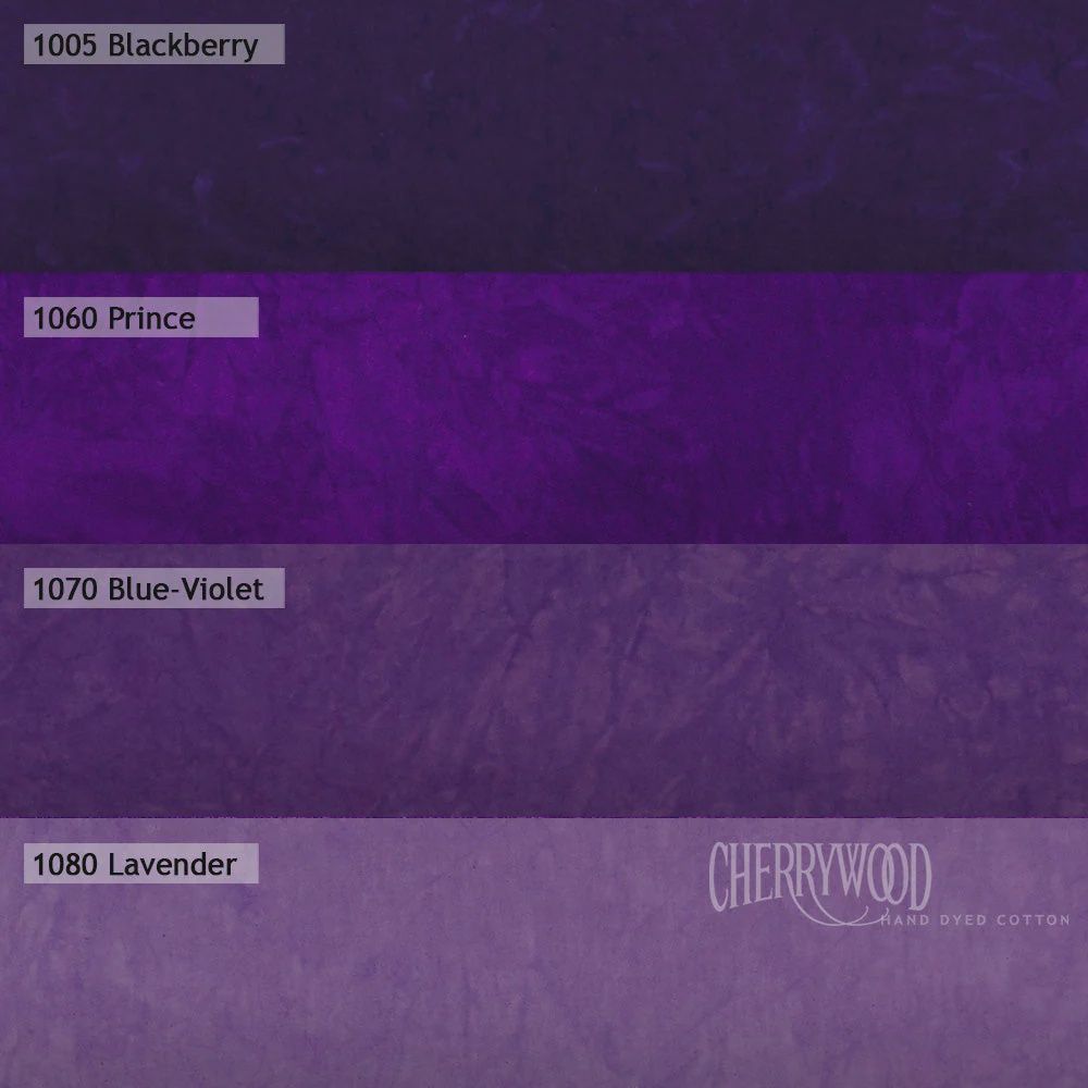 Cherrywood Hand Dyed FQ Bundle - Prince Medley