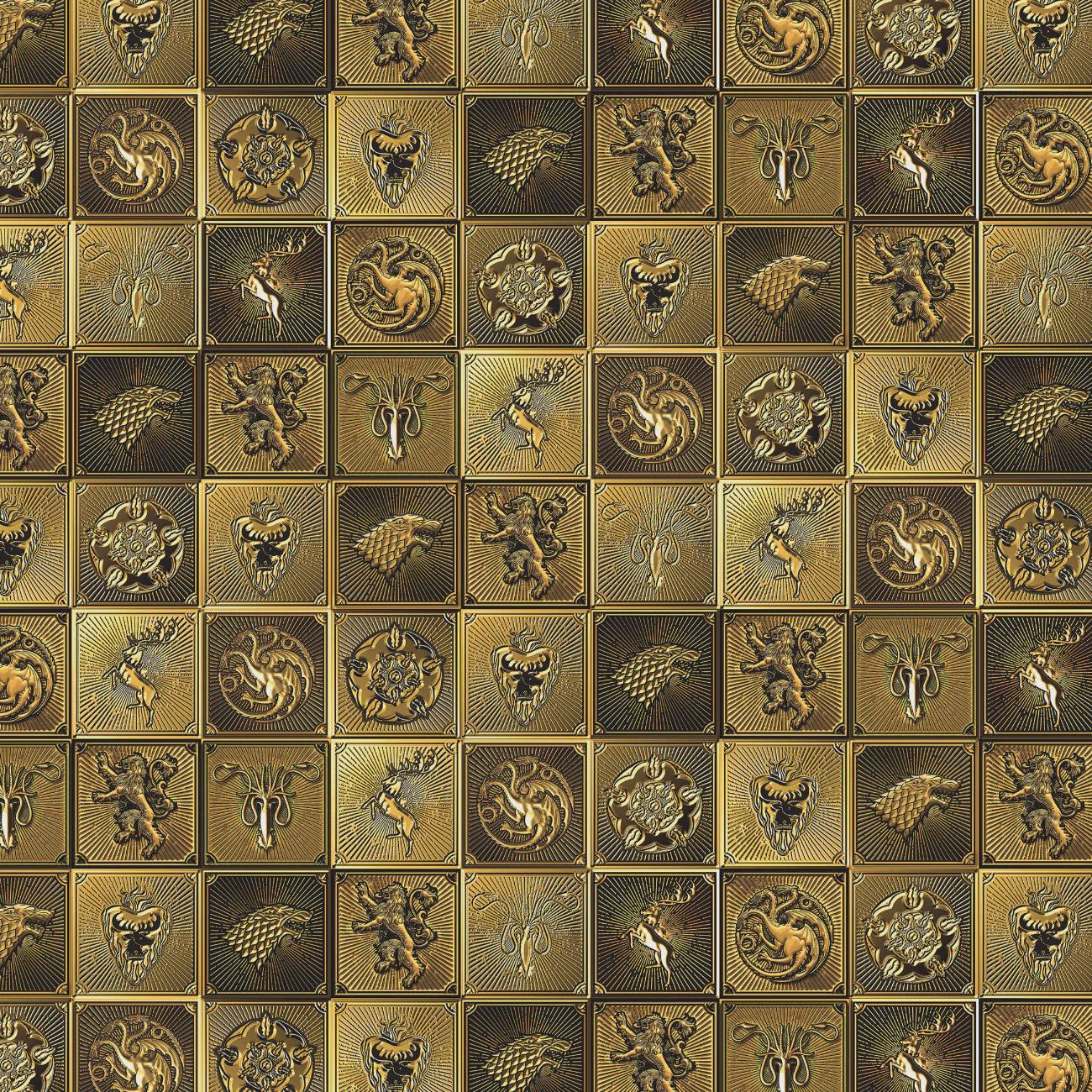 Game of Thrones - House Sigil Tiles - Gold