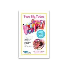 Two Big Totes Pattern  By Annie