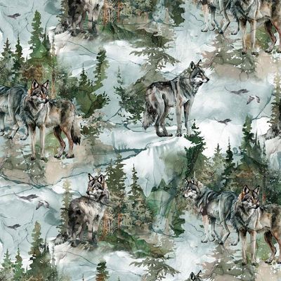 Lone Wolf - Teal Wideback