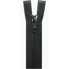 26&quot; - 65cm Separating Zippers Black