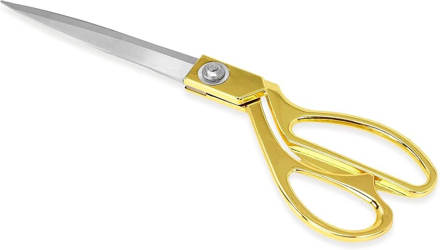 Green Well Cutting - Gold Tone Zinc Handles Scissors