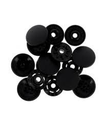 Bohin Finger Snap Button Black Gun