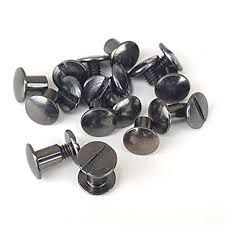Individual Chicago Screws  - Medium- 1/4&quot; post - Gunmetal