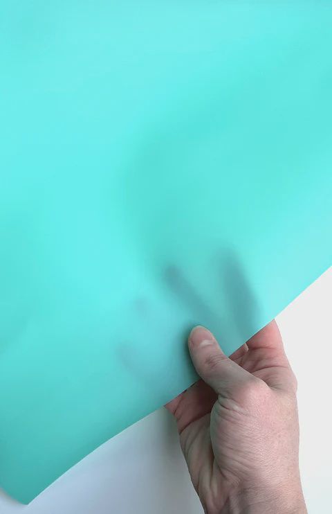 Jelly Vinyl 18&quot;x53&quot; - Turquoise
