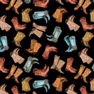 Tossed Boots - Gone Country by Kanvas Studio