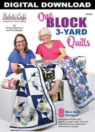 Fabric Cafe - One Block 3 yd Book