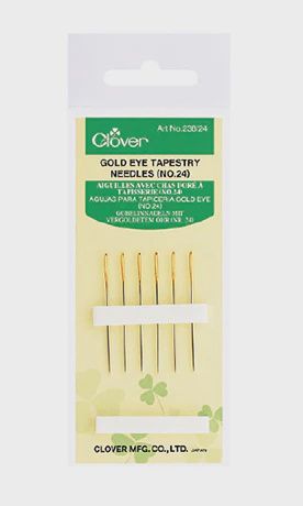 Gold Eye Tapestry Needles - No. 24 - 6 Pack