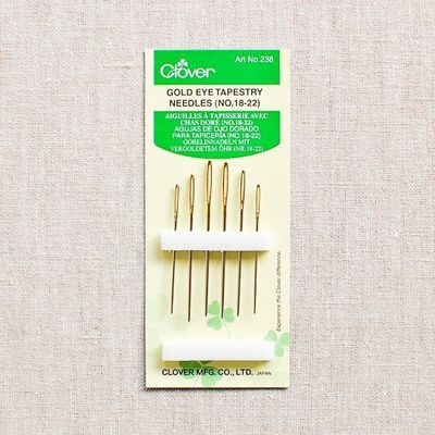 Gold Eye Tapestry Needles - No. 18-22 - 6 Pack