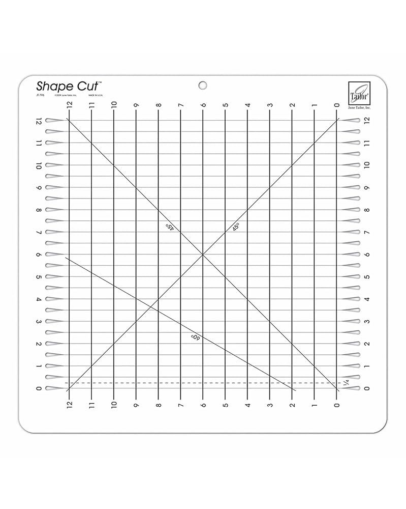 June Tailor - Shape Cut Slotted Ruler
