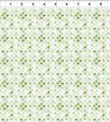 Butterfly Fantasy - Green Crosses