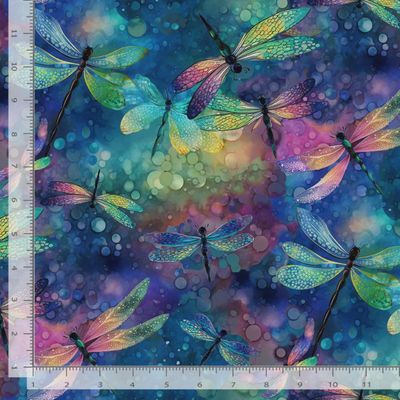 Extra Wide Backing - Fantasy Dragonfly Dream