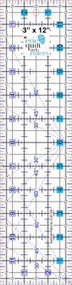 3&quot; x 12&quot; Non-Slip Quilting Ruler