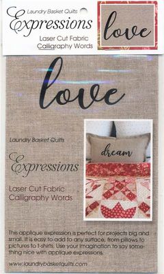Expressions - Laser Cut Fabric - Love