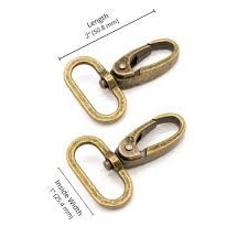 1&quot; Swivel Hook - Antique Brass