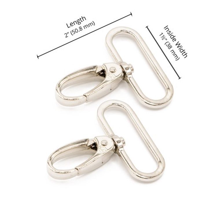 1.5&quot; Swivel Hook - Nickel (2)