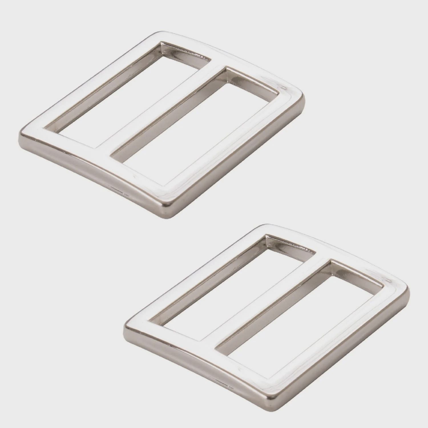 Flat Widemouth Sliders 1&quot; Nickel