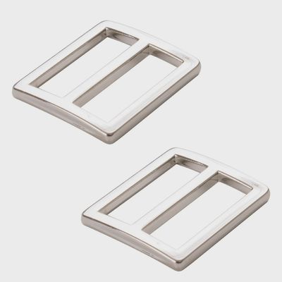 Flat Widemouth Sliders 1&quot; Nickel