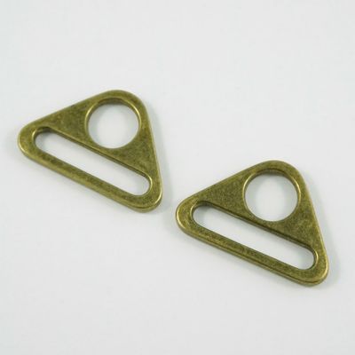 Triangle Rings 1&quot; - 25mm Antique Brass