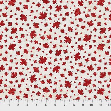 Canadian Classics 3 - Leaf Toss - Red/Cream