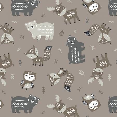 Woodland Wonders - Friends Taupe