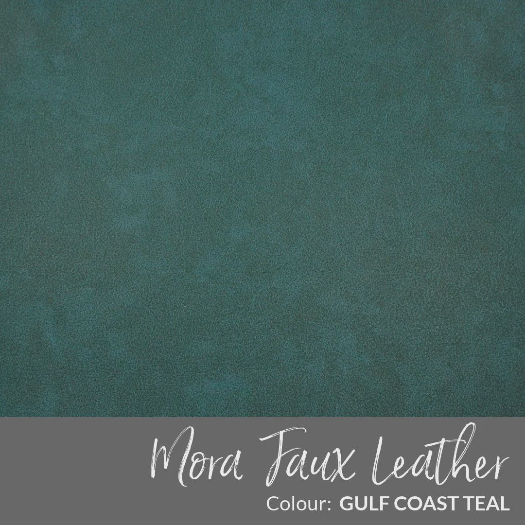 Mora Faux Leather - Gulf Coast Teal
