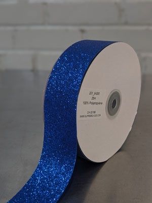 Glitter Ribbon 1.5&quot; - Royal