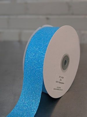 Glitter Ribbon 1.5" - Blue