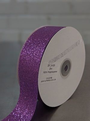 Glitter Ribbon 1.5&quot; - Lilac