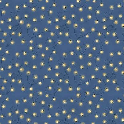 Evergreen Escape - Lights on Blue