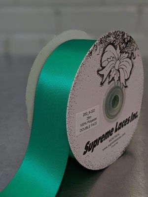 Double Face Satin Ribbon - 1.5" - Kelly Green