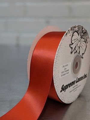 Double Face Satin Ribbon - 1.5" - Copper