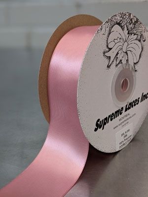 Double Face Satin Ribbon - 1.5" - Mauve