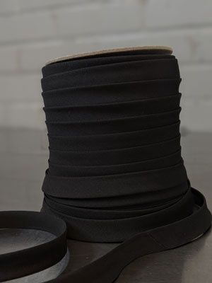 Black Poly Cotton Bias Tape