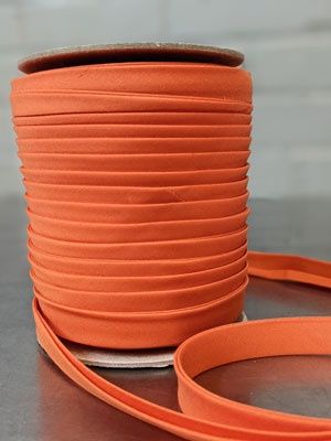 Poly Cotton Bias Tape - Orange