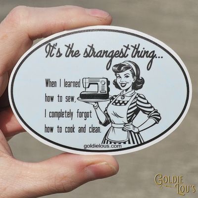 Strangest Thing Oval Sticker