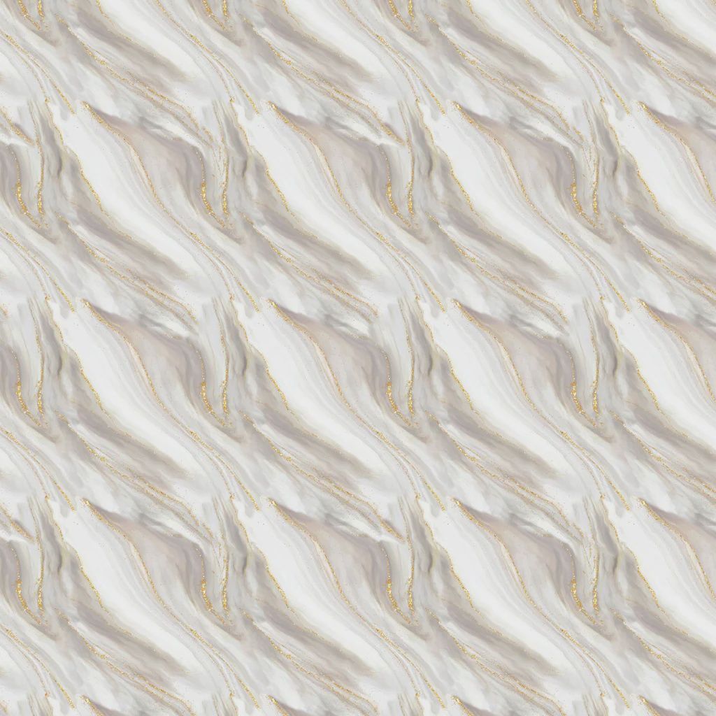 Guilded Waves - Metalic White