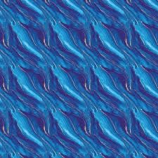 Guilded Waves - Metalic Blue