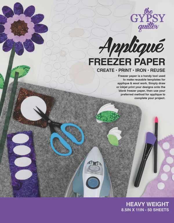 Gypsy Applique Freezer Paper - 50 sheets