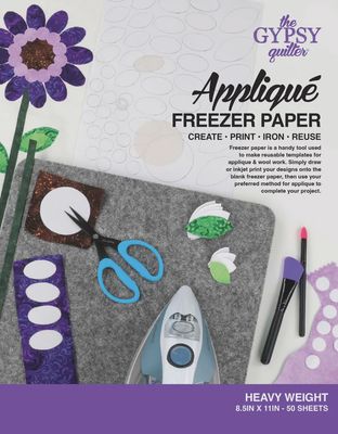 Gypsy Applique Freezer Paper - 50 sheets