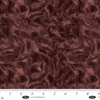 Opulent Crushed Velvet Texture Flannel Wideback - Cocoa