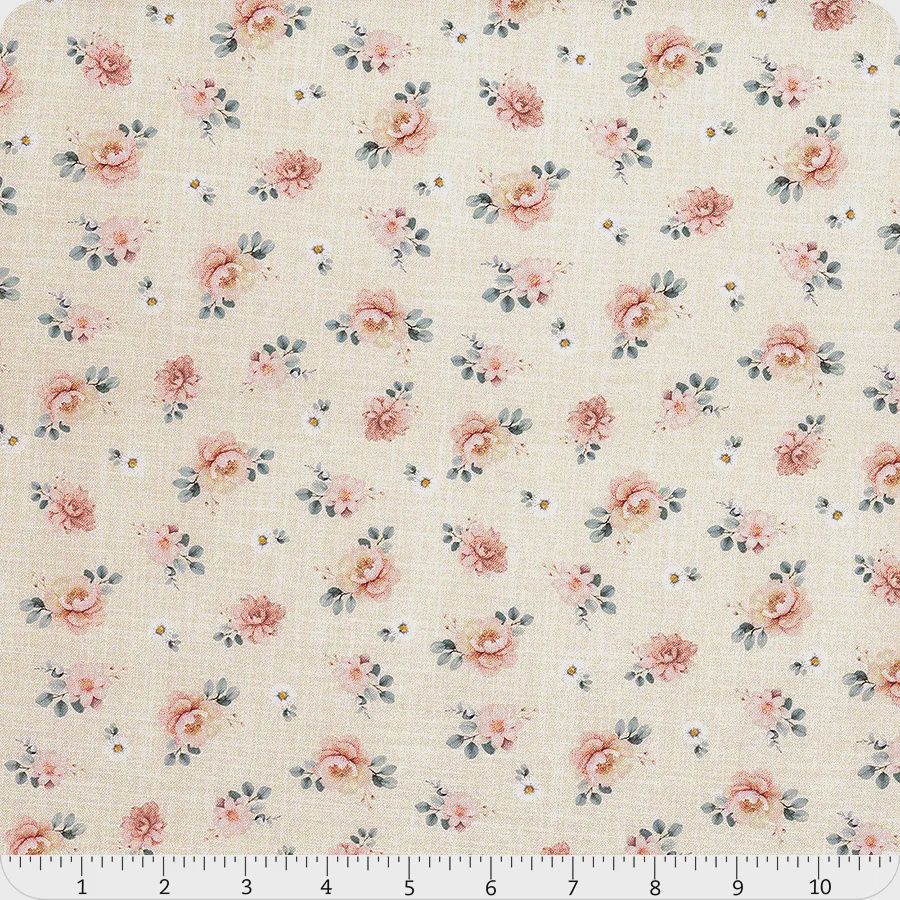 CD4045 Fleur -Till the Cows Come Home - Cream Vintage Floral