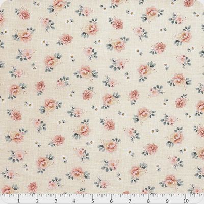 CD4045 Fleur -Till the Cows Come Home - Cream Vintage Floral