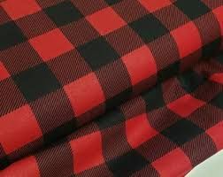 Buffalo Check - Red/Black Large