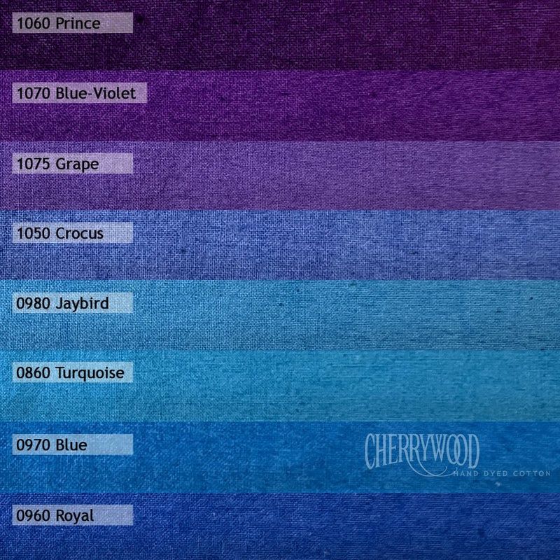 Cherrywood Hand Dyed FQ Bundle - Galaxy Medley