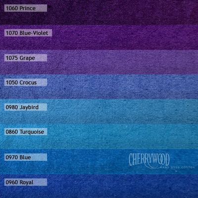 Cherrywood Hand Dyed FQ Bundle - Galaxy Medley