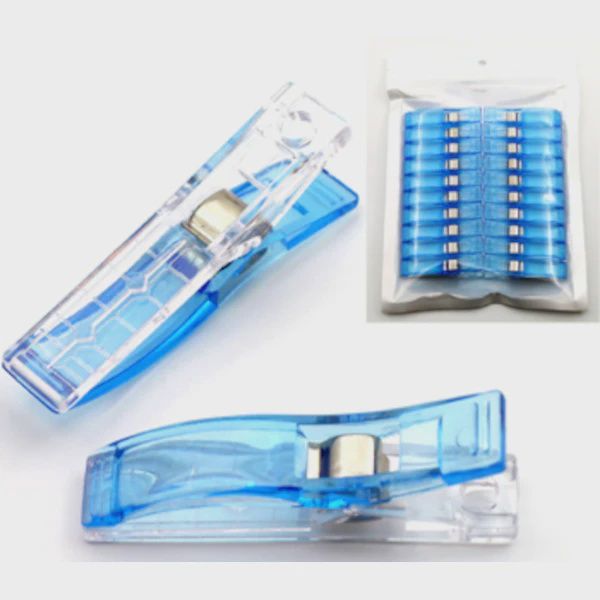 Jumbo Quilting Clips - 20 Pack - Blue