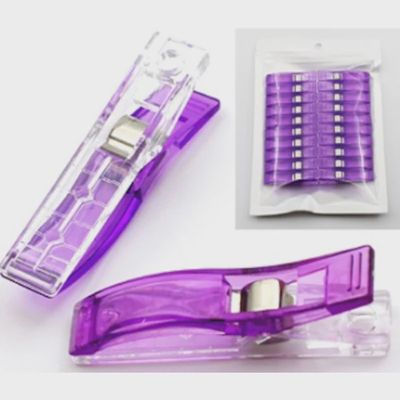 Jumbo Quilting Clips - 20 Pack - Purple