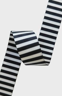 2" Nylon Webbing - Black Stripe